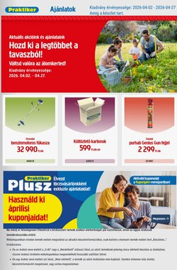 Praktiker akciós újság 2026.04.02-től