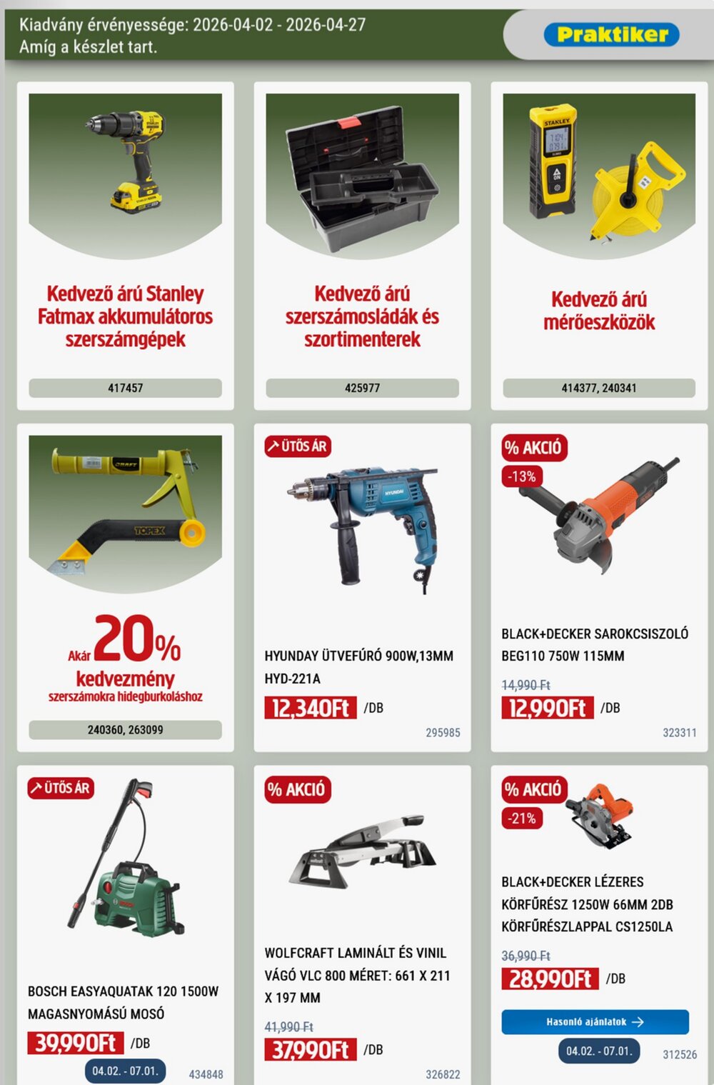 Praktiker akciós újság 2026.04.02-től - 21. oldal.