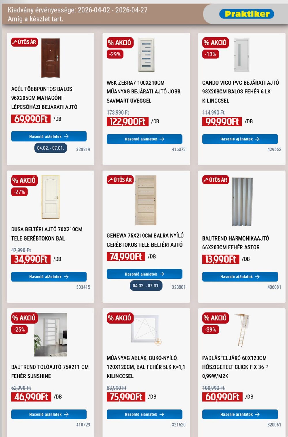Praktiker akciós újság 2026.04.02-től - 23. oldal.