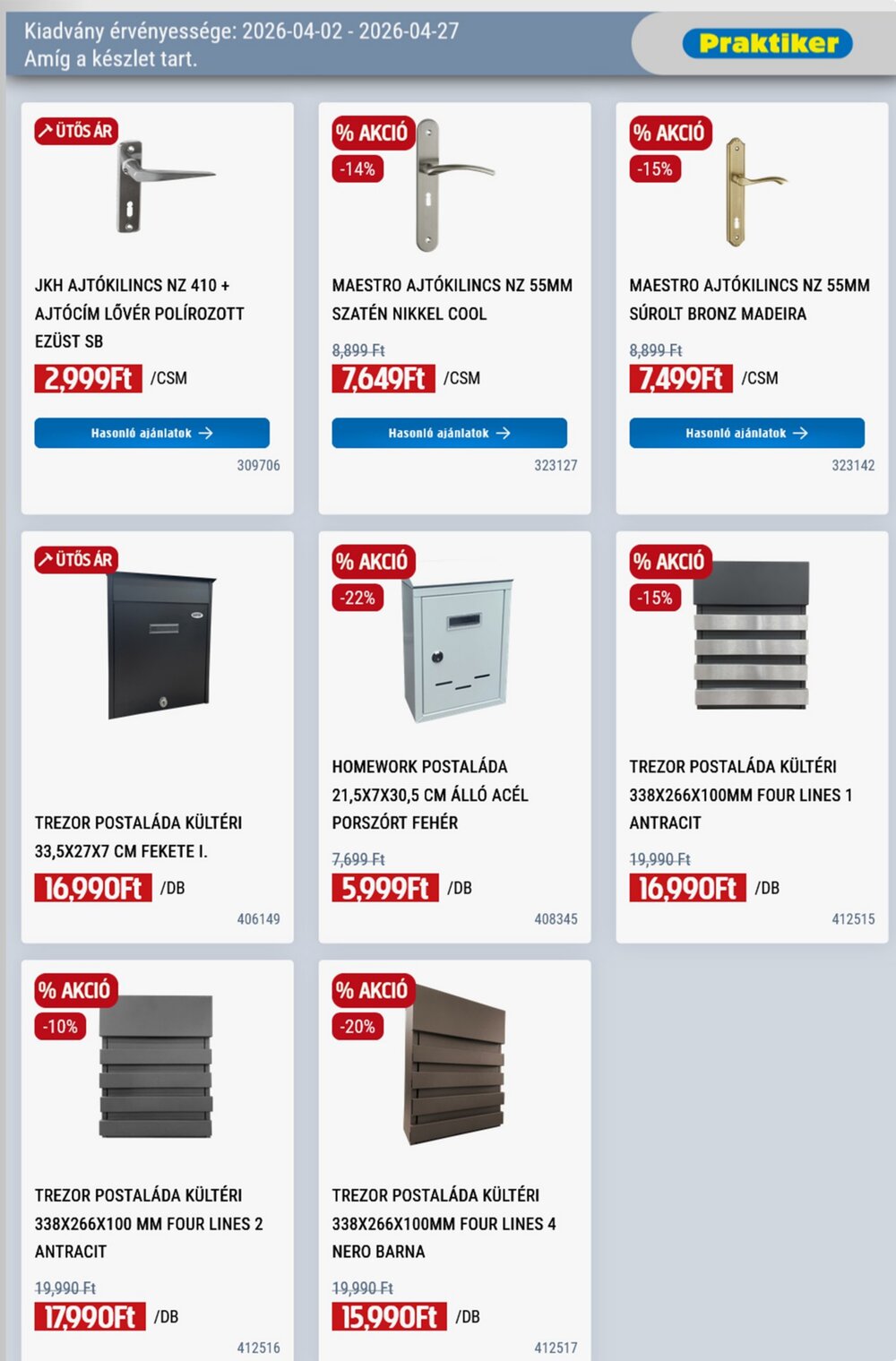 Praktiker akciós újság 2026.04.02-től - 35. oldal.