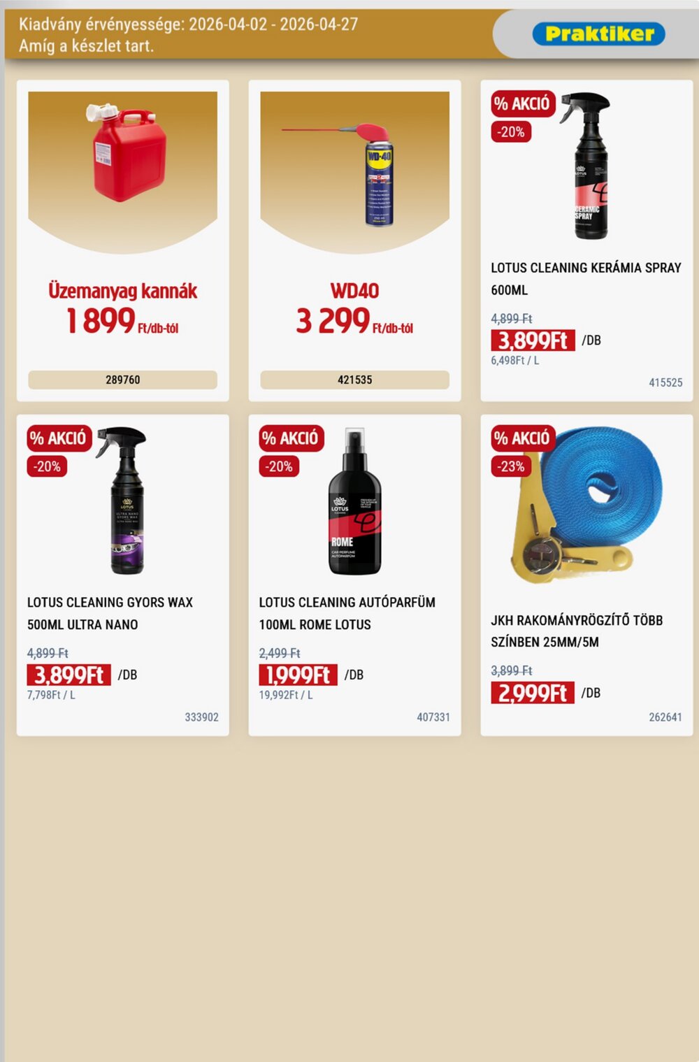 Praktiker akciós újság 2026.04.02-től - 37. oldal.