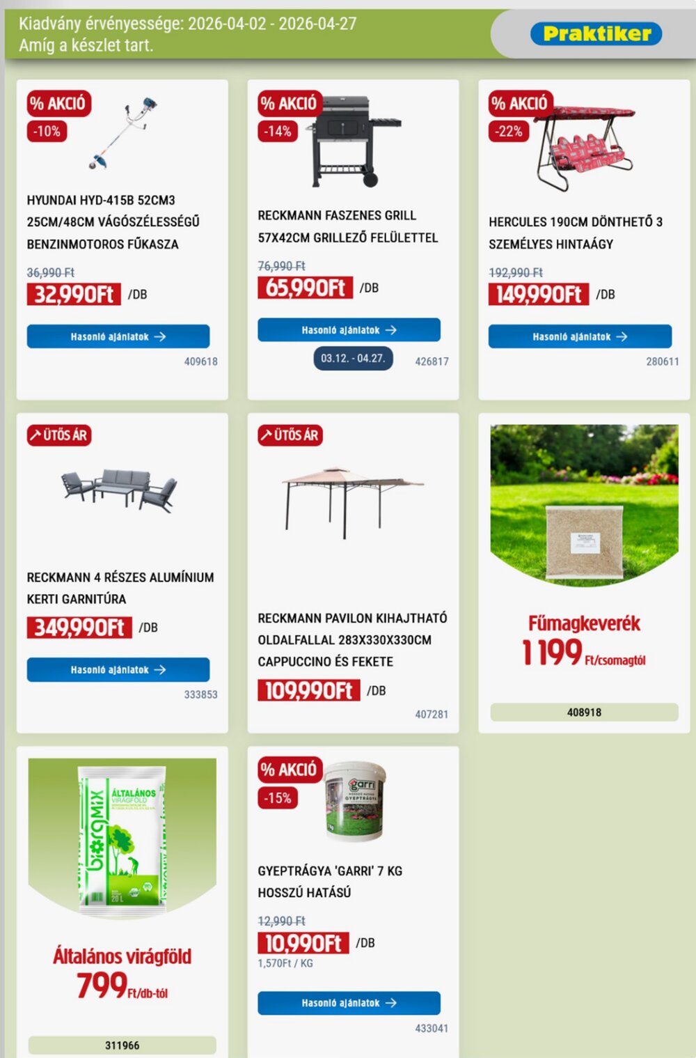 Praktiker akciós újság 2026.04.02-től - 5. oldal.