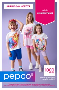 Pepco akciós újság 2026.04.02-től