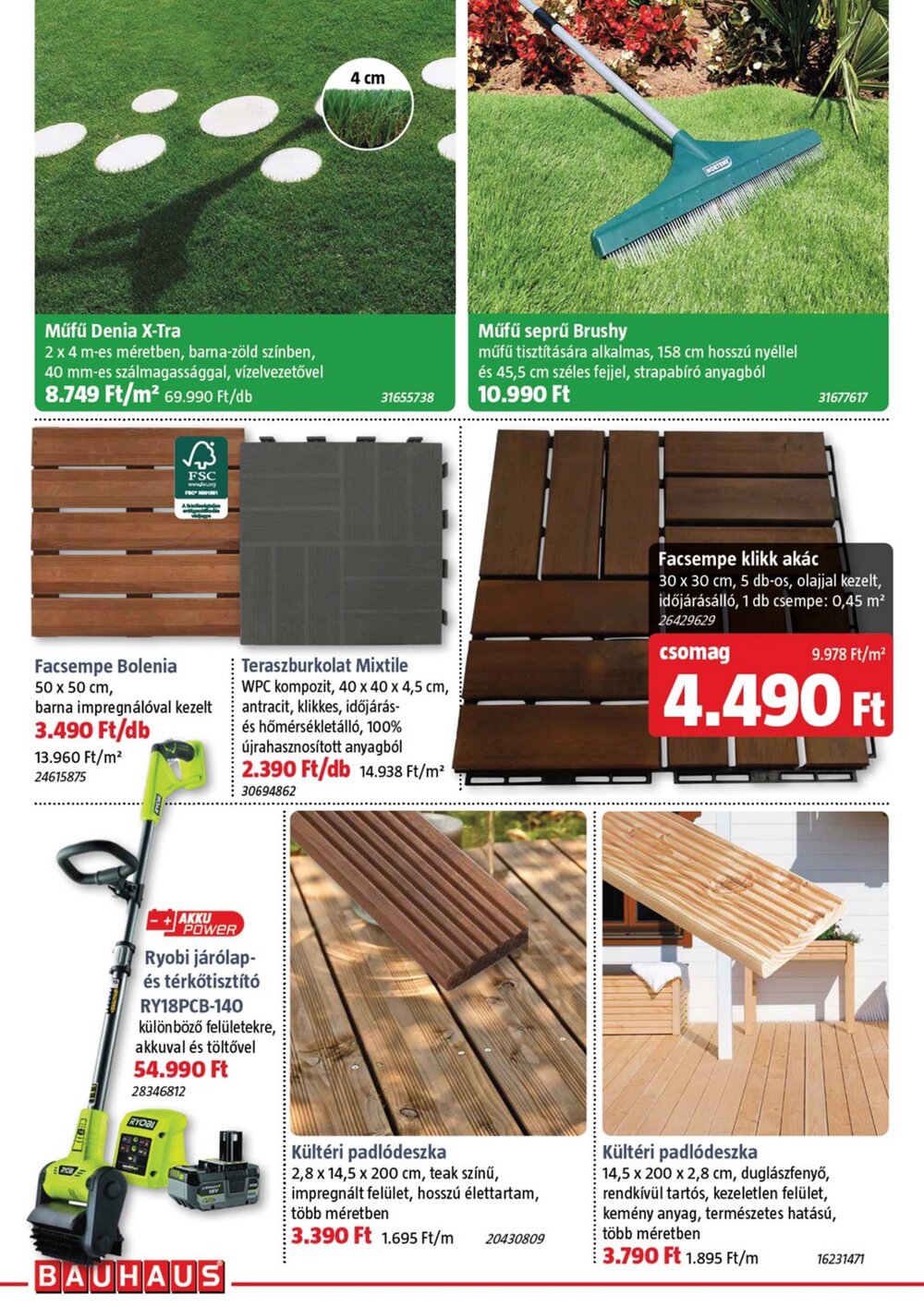 Bauhaus akciós újság 2026.04.02-től - 16. oldal.