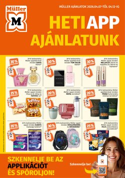 Müller drogéria akciós újság 2026.04.07-től