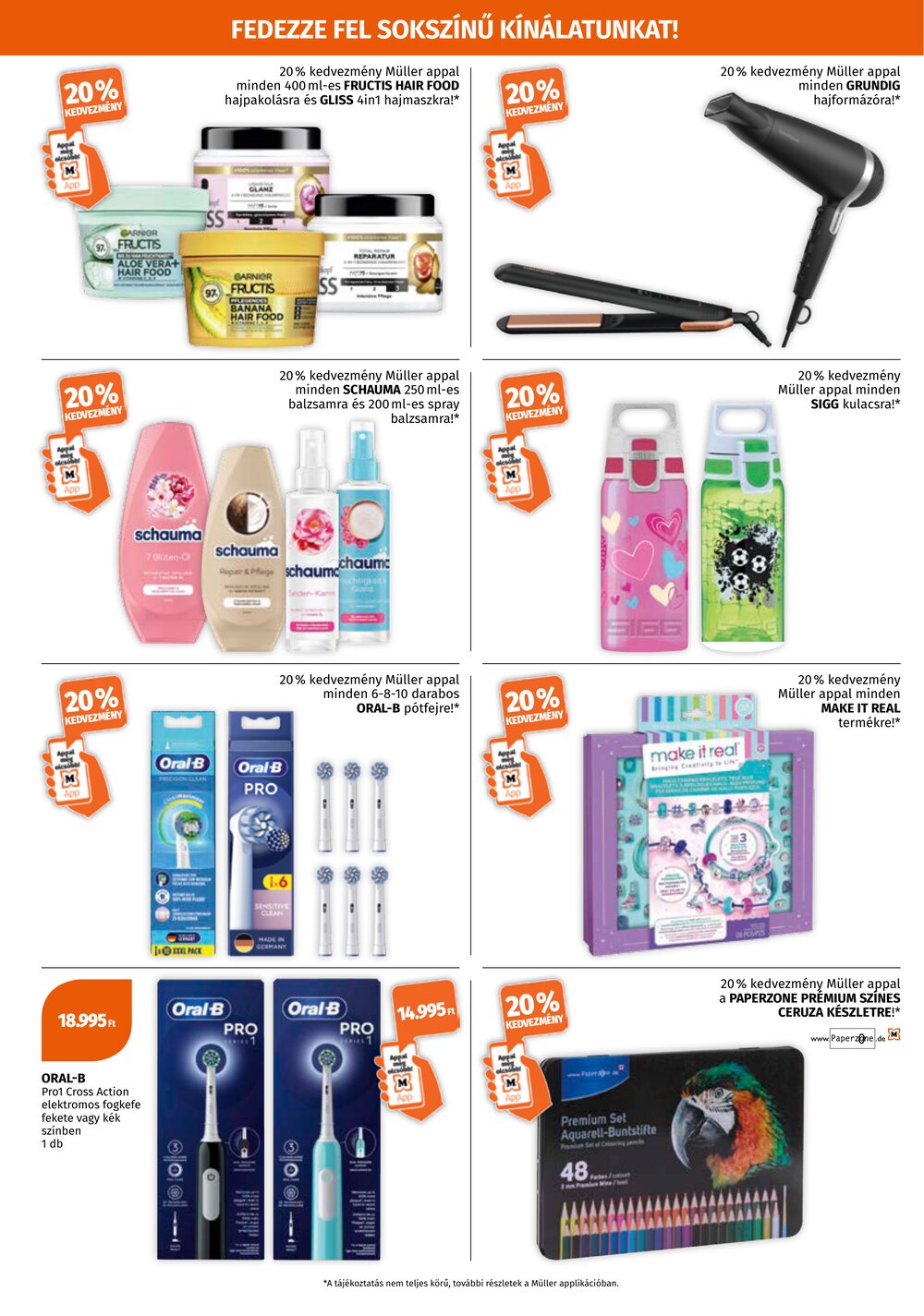 Müller drogéria akciós újság 2026.04.07-től - 6. oldal.