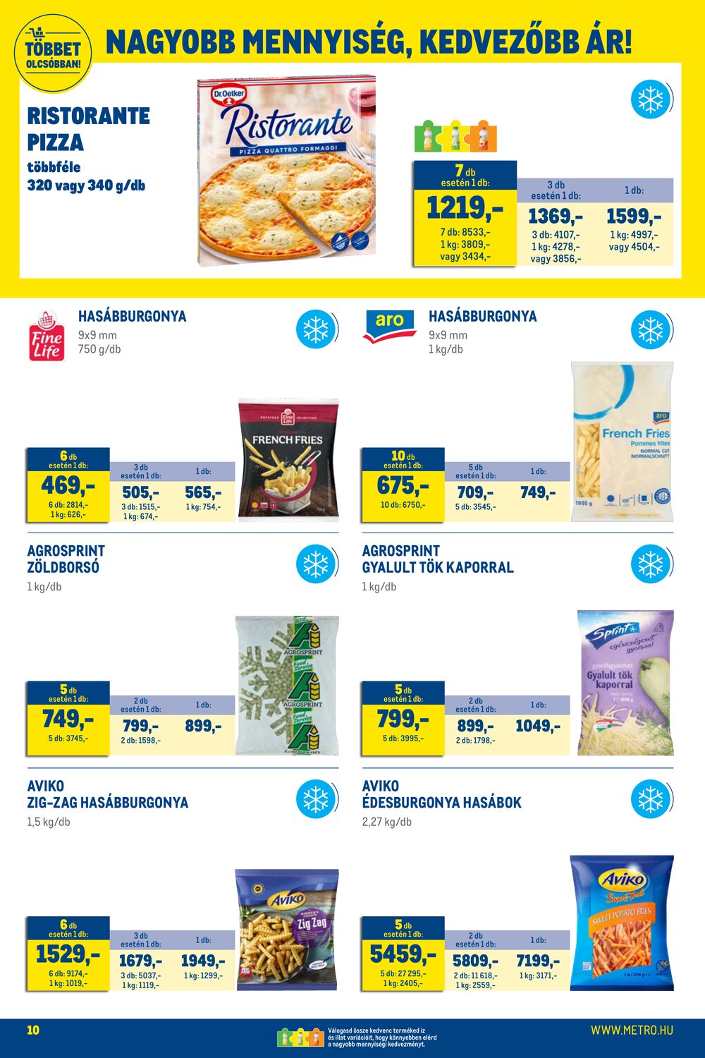 METRO akciós újság 2026.04.07-től - 10. oldal.