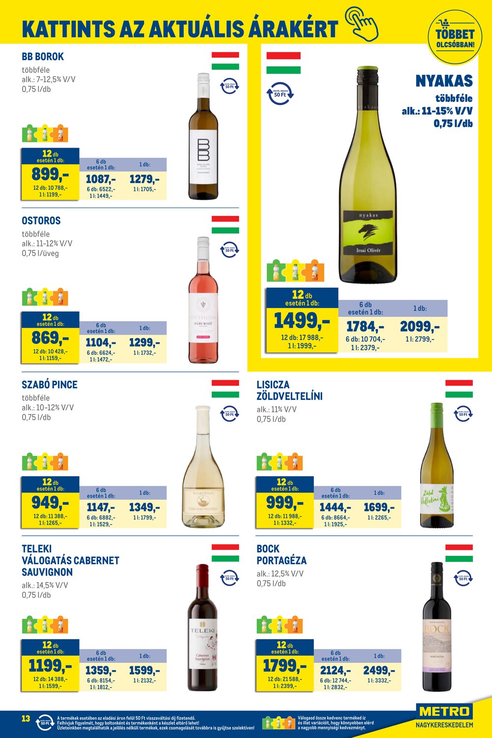 METRO akciós újság 2026.04.07-től - 13. oldal.