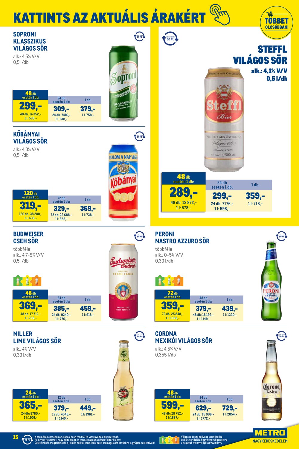 METRO akciós újság 2026.04.07-től - 15. oldal.