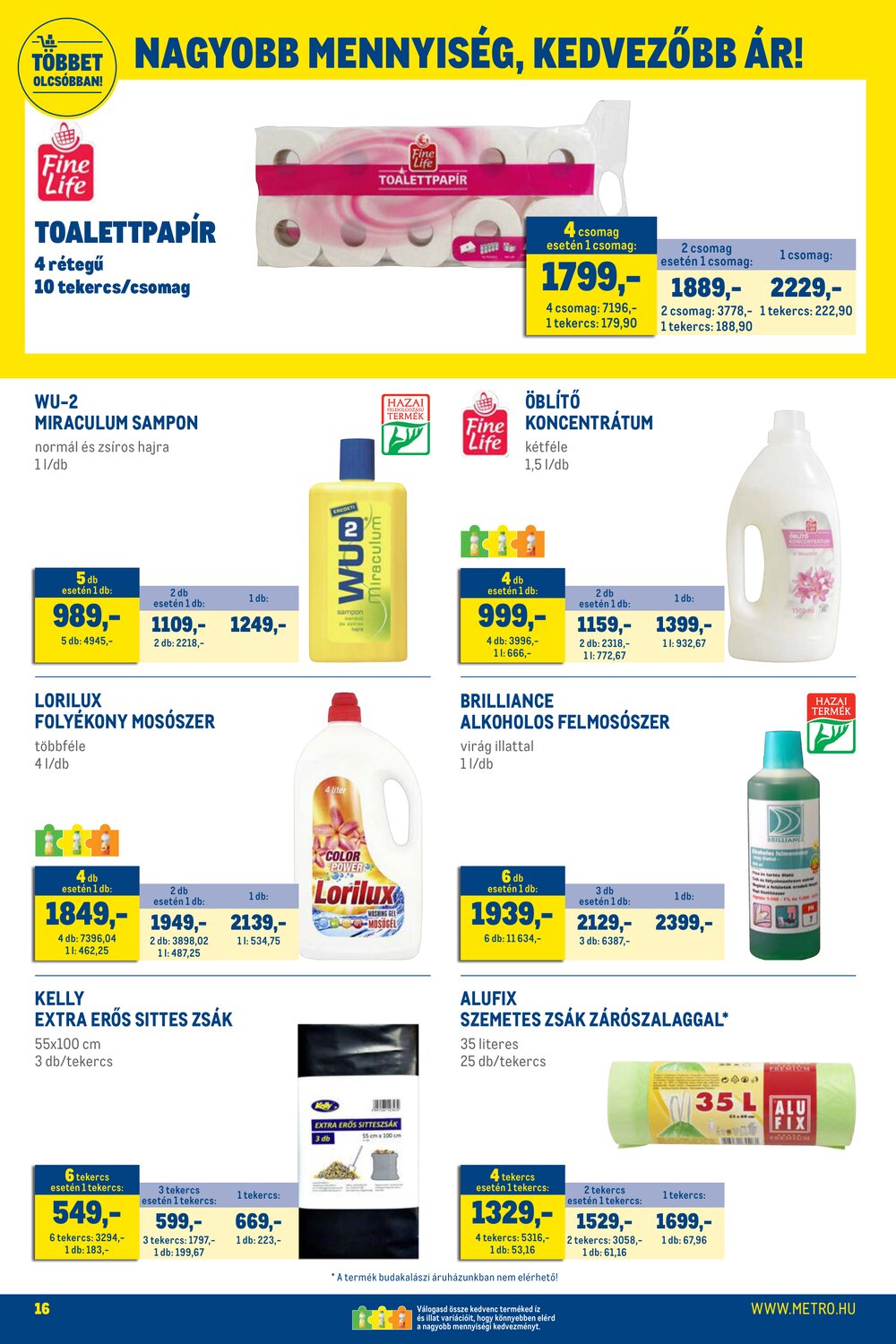 METRO akciós újság 2026.04.07-től - 16. oldal.