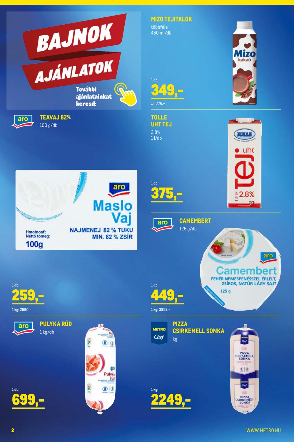 METRO akciós újság 2026.04.07-től - 2. oldal.
