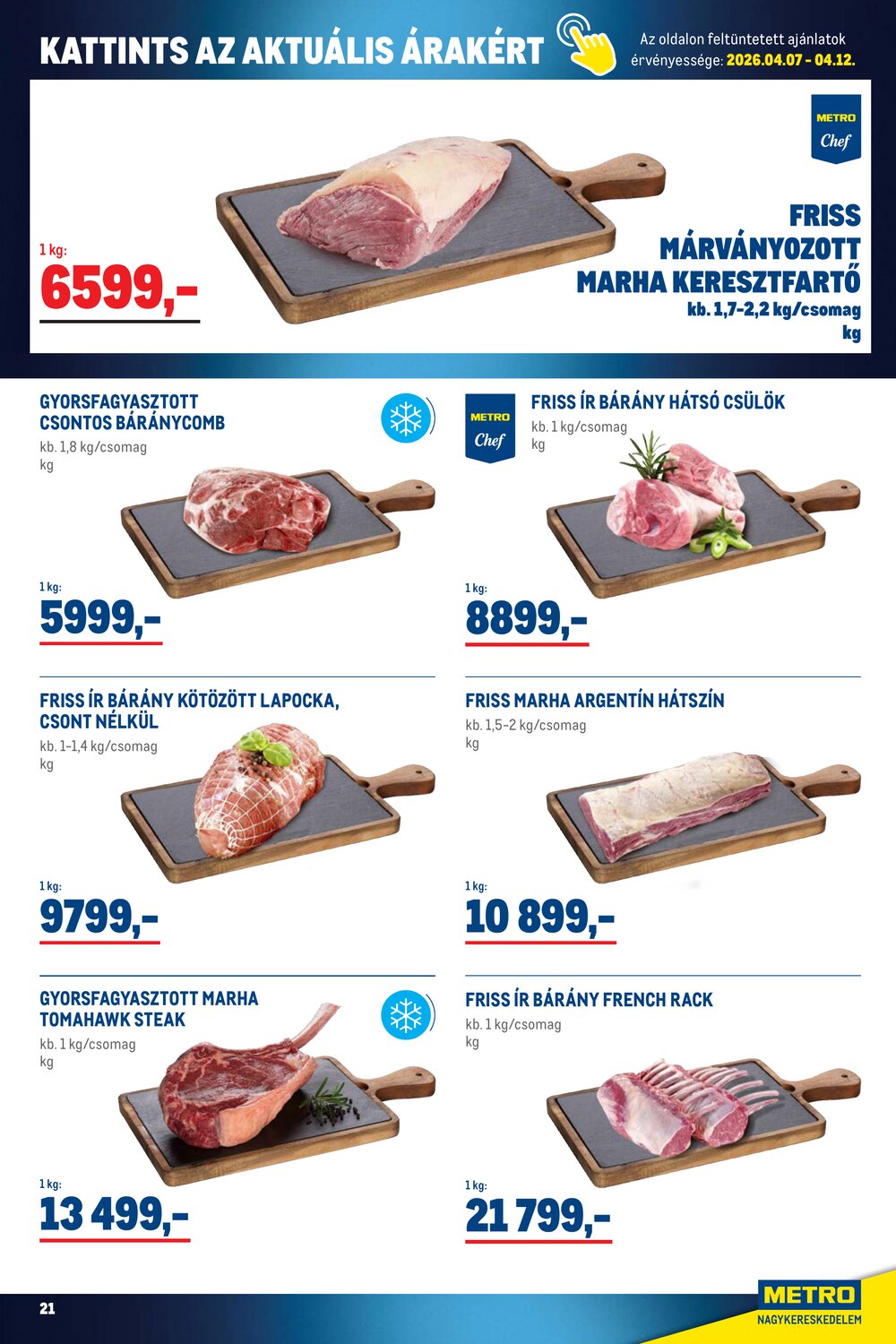 METRO akciós újság 2026.04.07-től - 21. oldal.