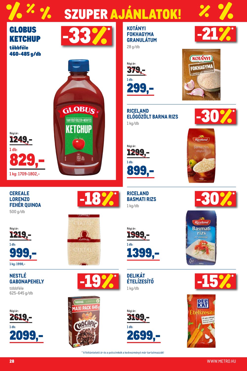 METRO akciós újság 2026.04.07-től - 28. oldal.