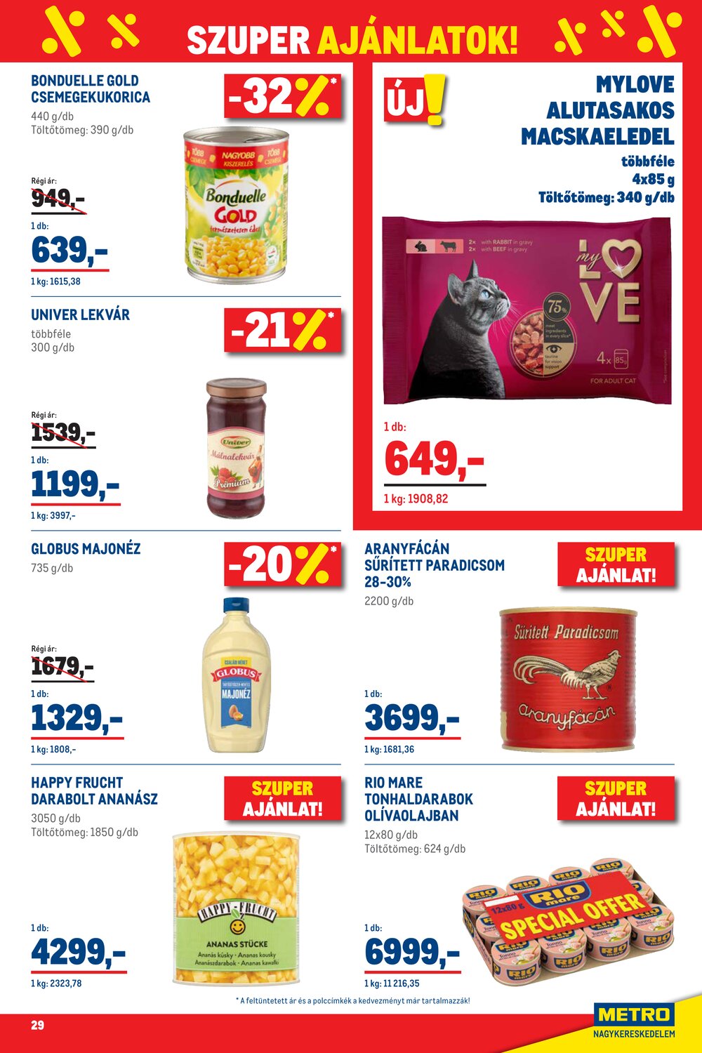 METRO akciós újság 2026.04.07-től - 29. oldal.
