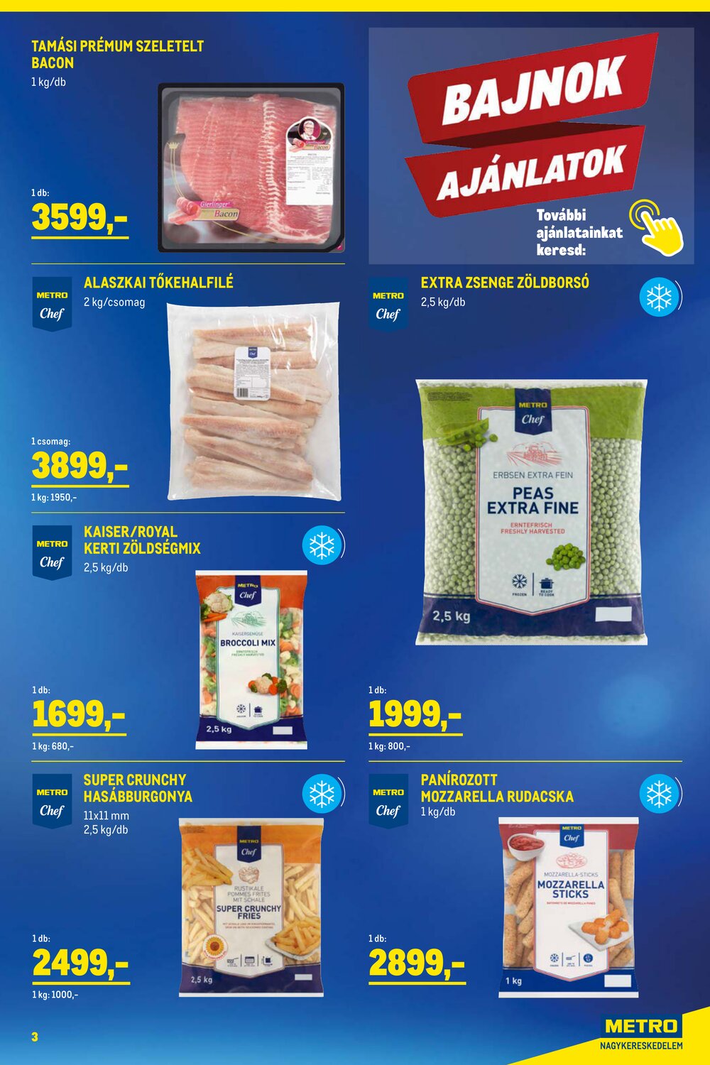 METRO akciós újság 2026.04.07-től - 3. oldal.