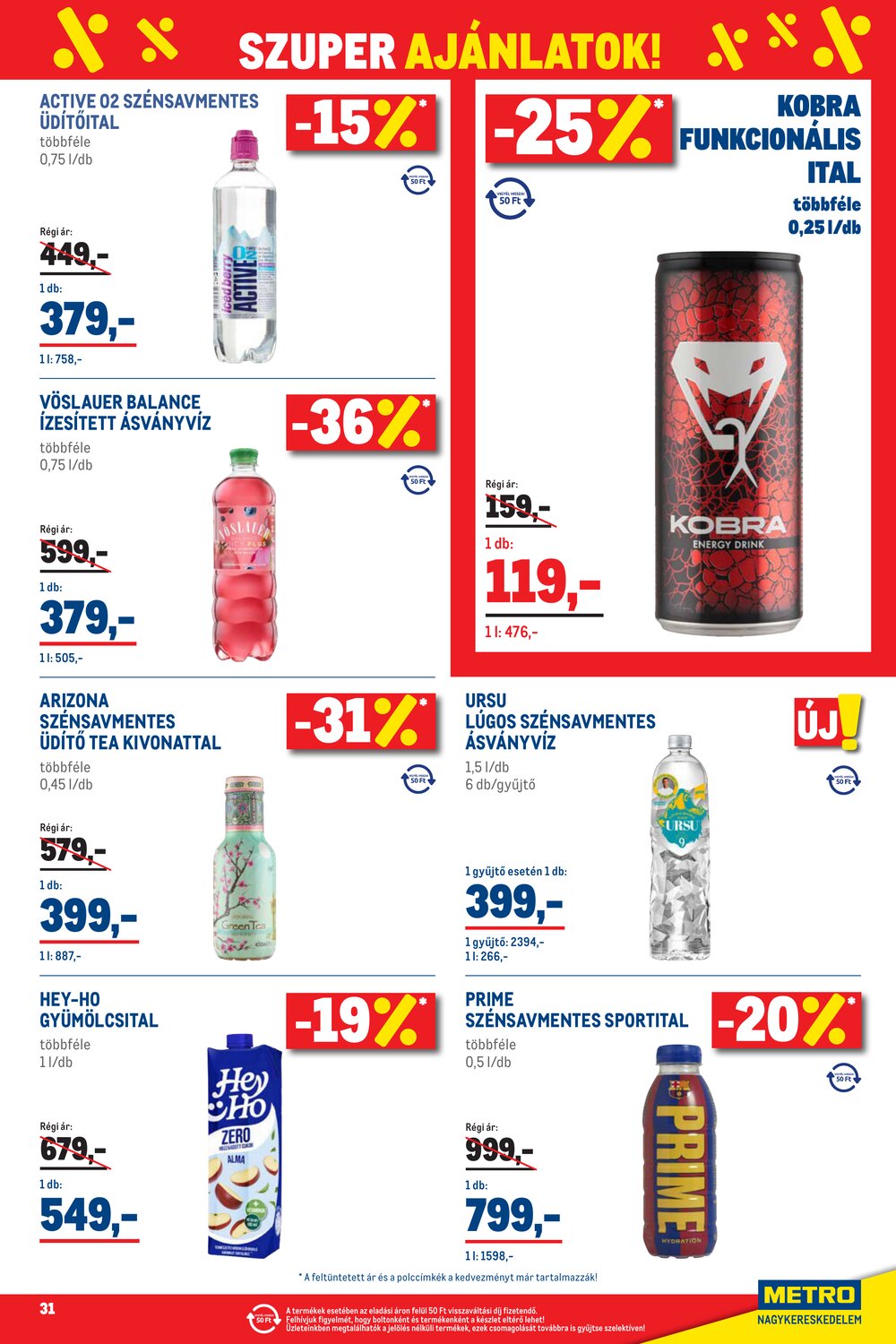 METRO akciós újság 2026.04.07-től - 31. oldal.