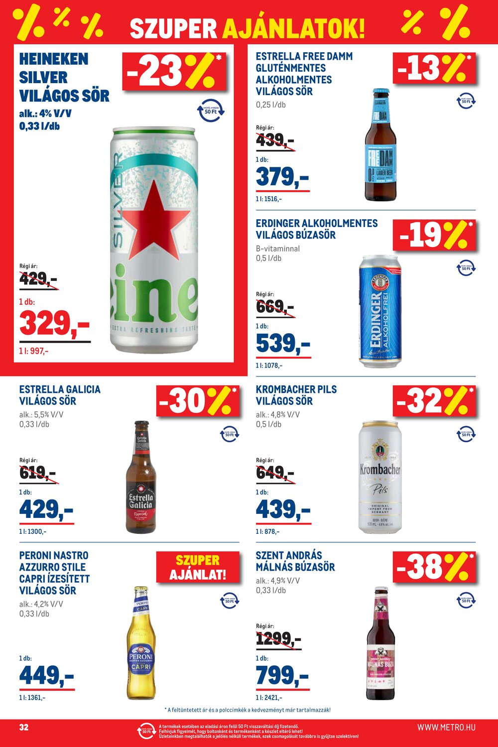 METRO akciós újság 2026.04.07-től - 32. oldal.
