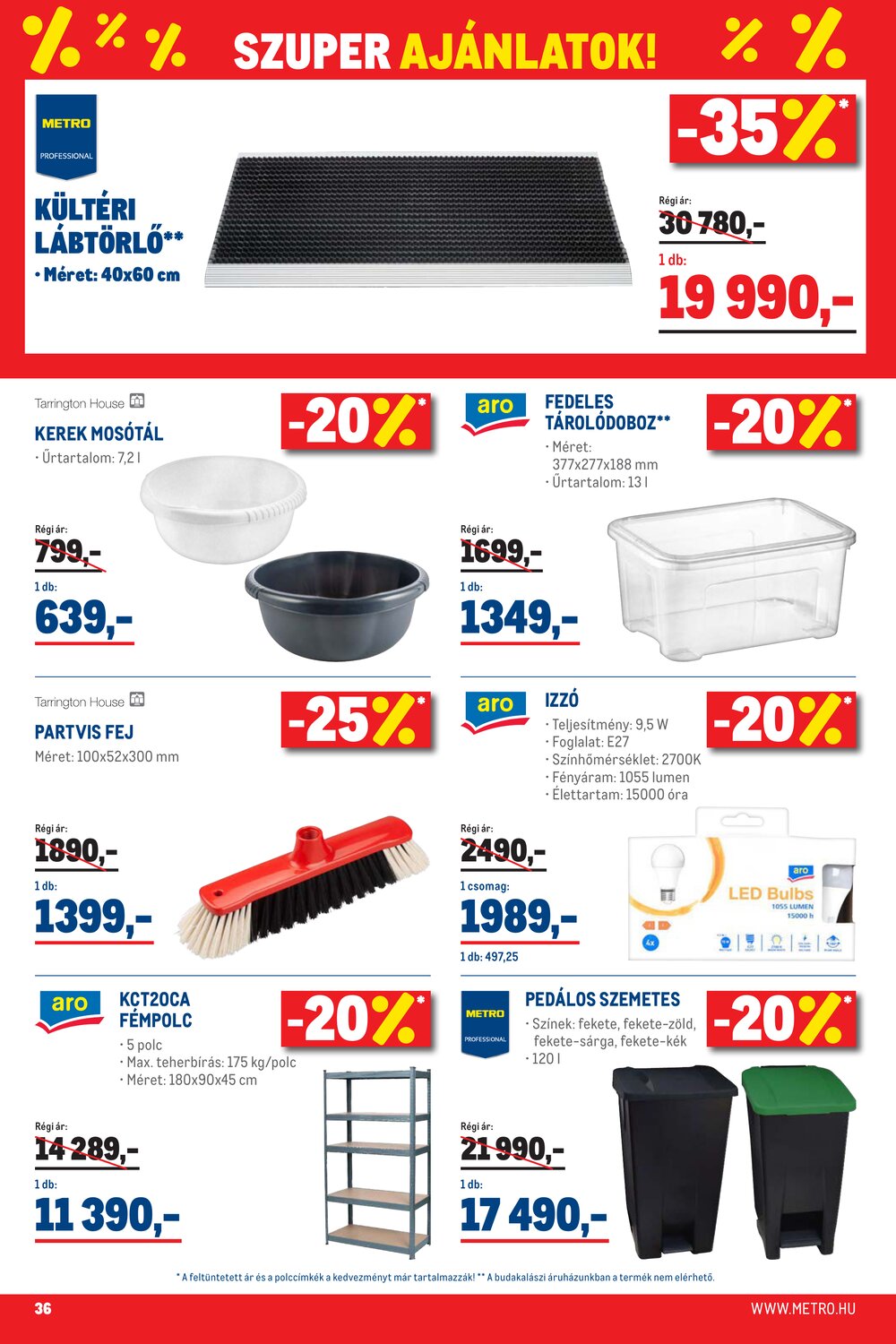 METRO akciós újság 2026.04.07-től - 36. oldal.