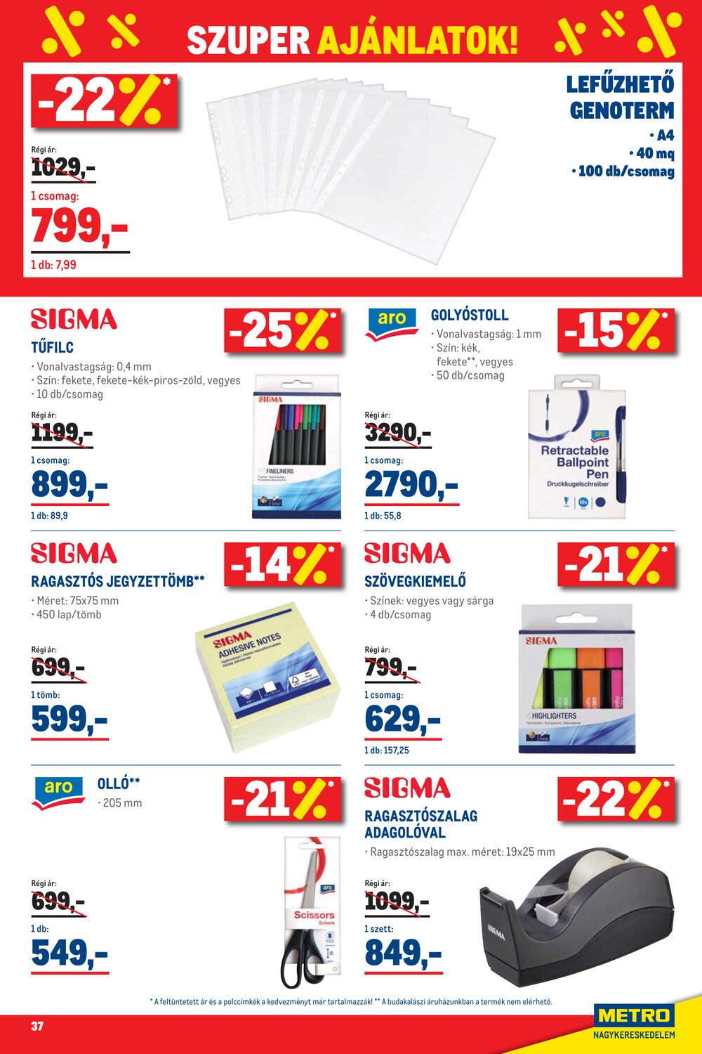 METRO akciós újság 2026.04.07-től - 37. oldal.