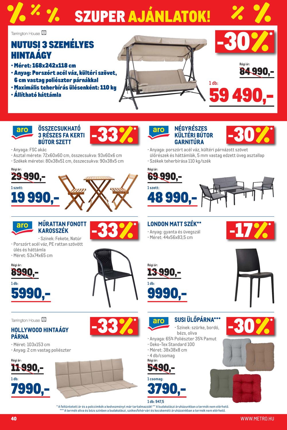 METRO akciós újság 2026.04.07-től - 40. oldal.