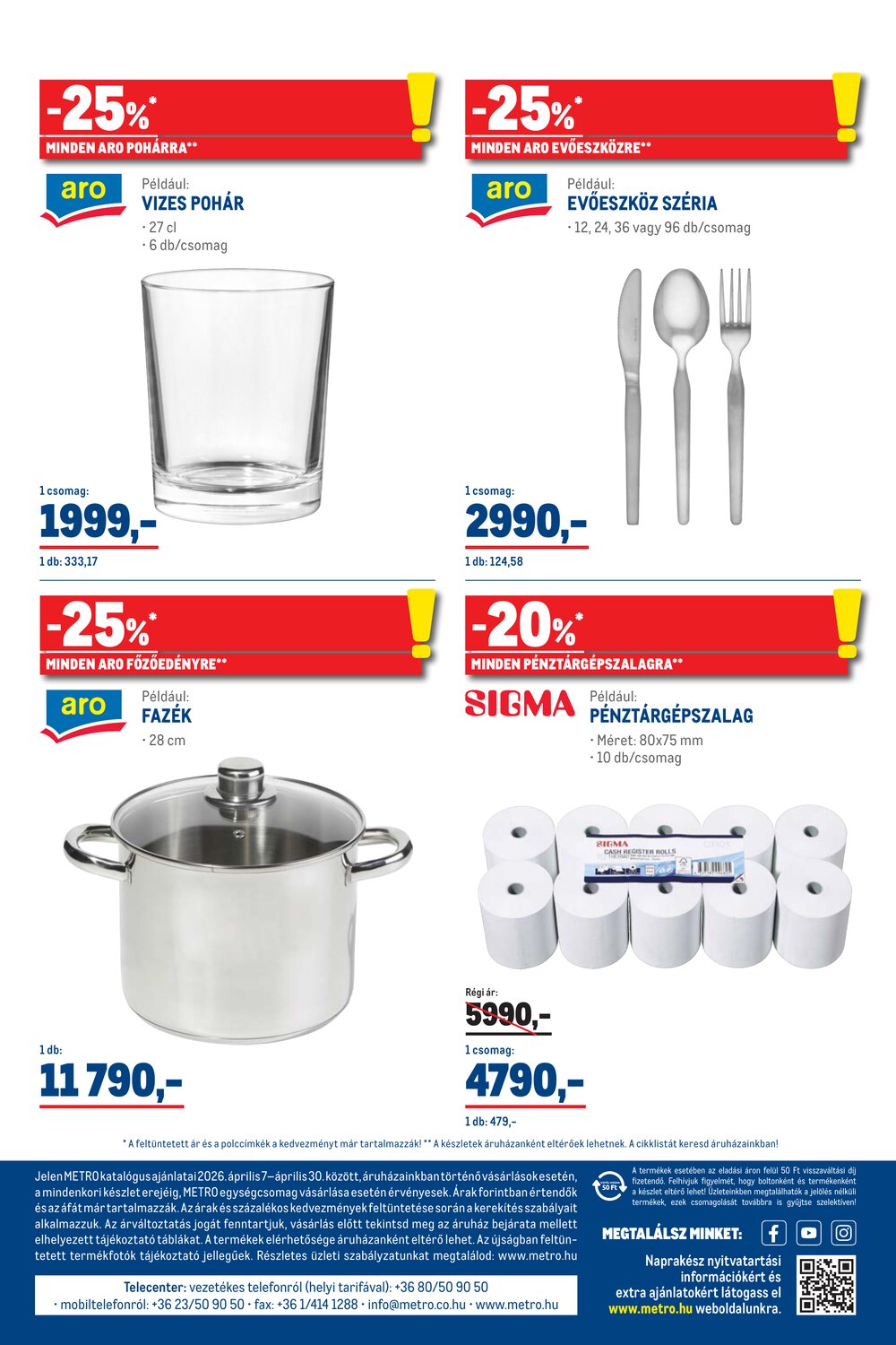 METRO akciós újság 2026.04.07-től - 43. oldal.