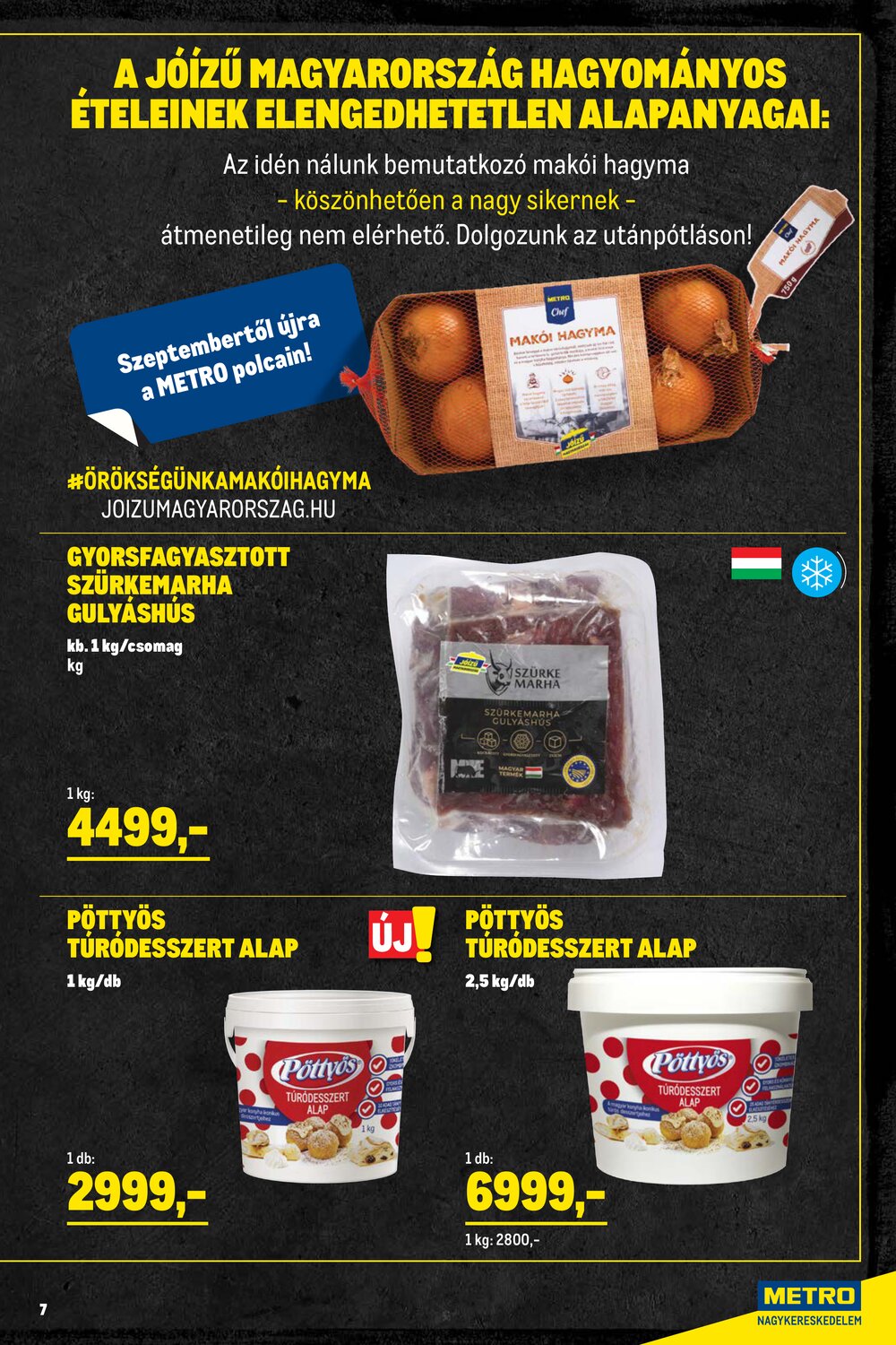 METRO akciós újság 2026.04.07-től - 7. oldal.