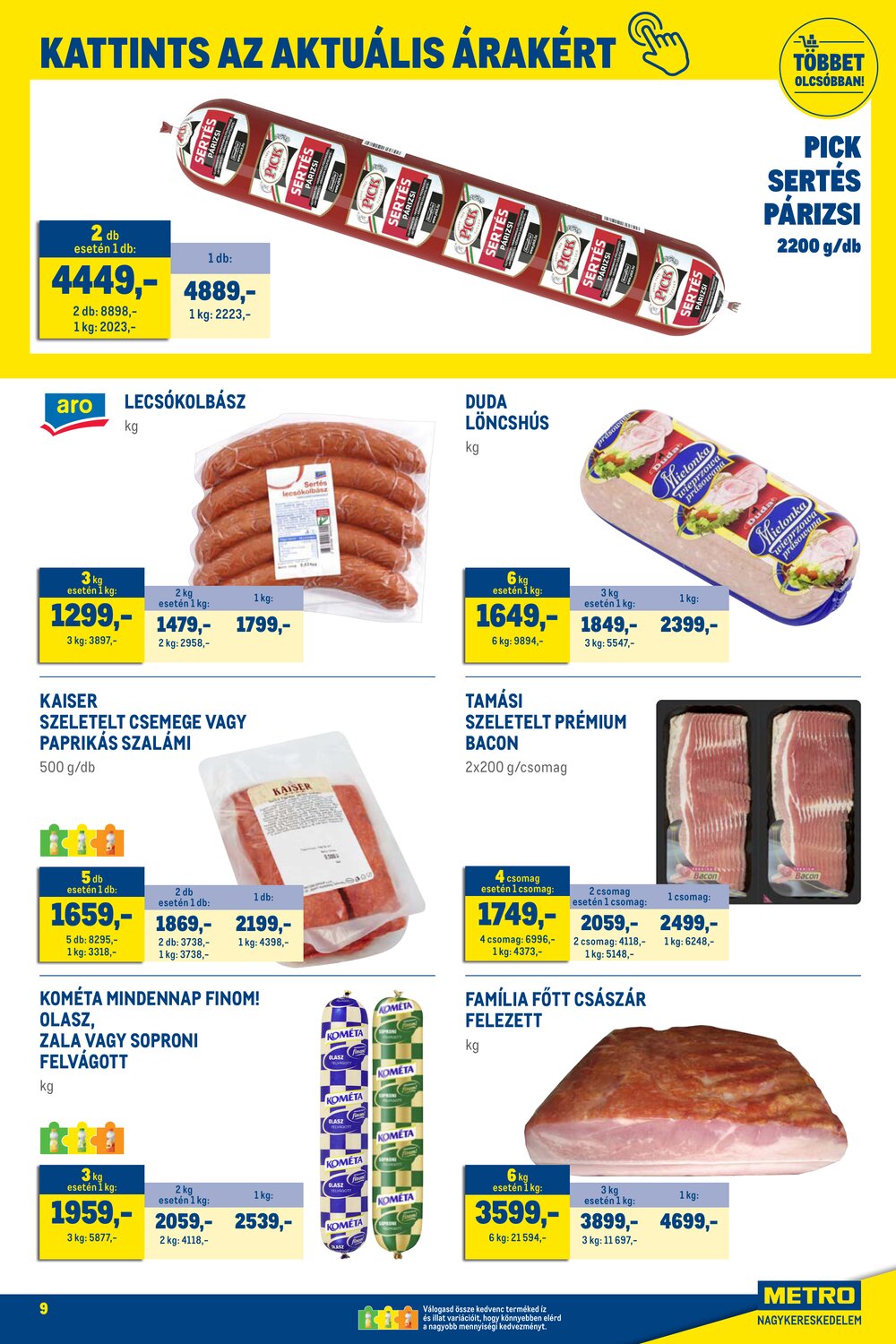 METRO akciós újság 2026.04.07-től - 9. oldal.