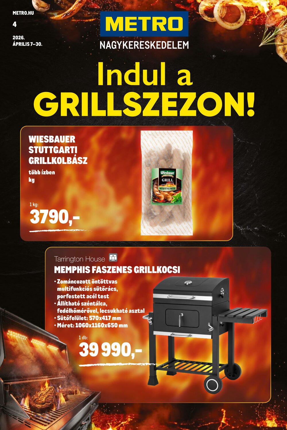 METRO akciós újság 2026.04.07-től - 1. oldal.