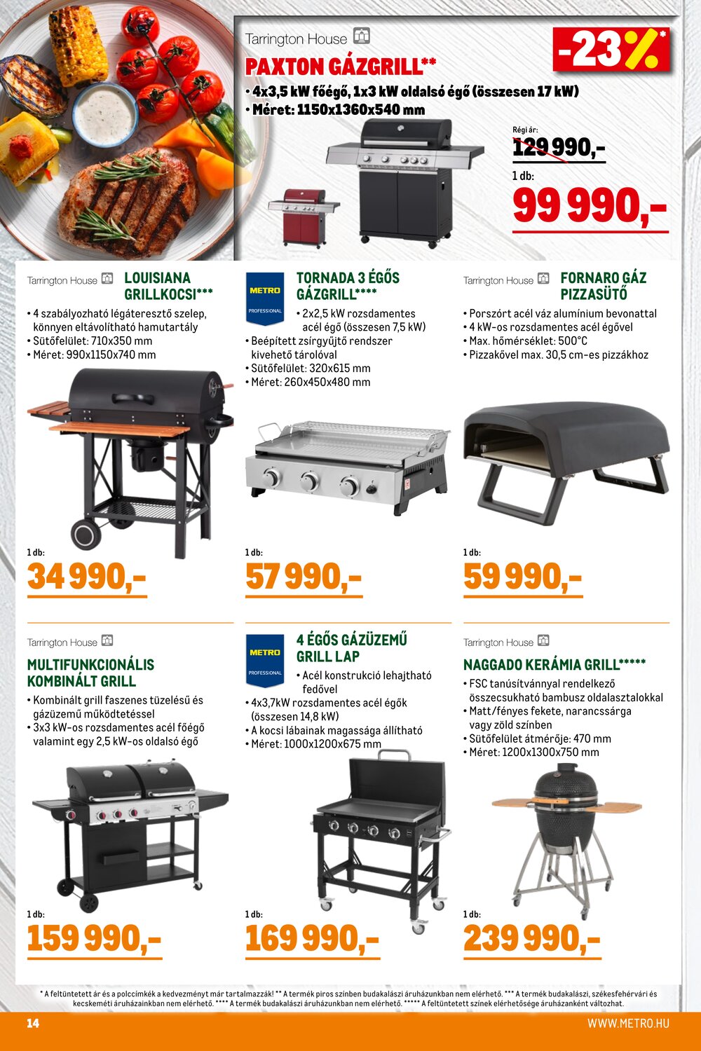 METRO akciós újság 2026.04.07-től - 14. oldal.