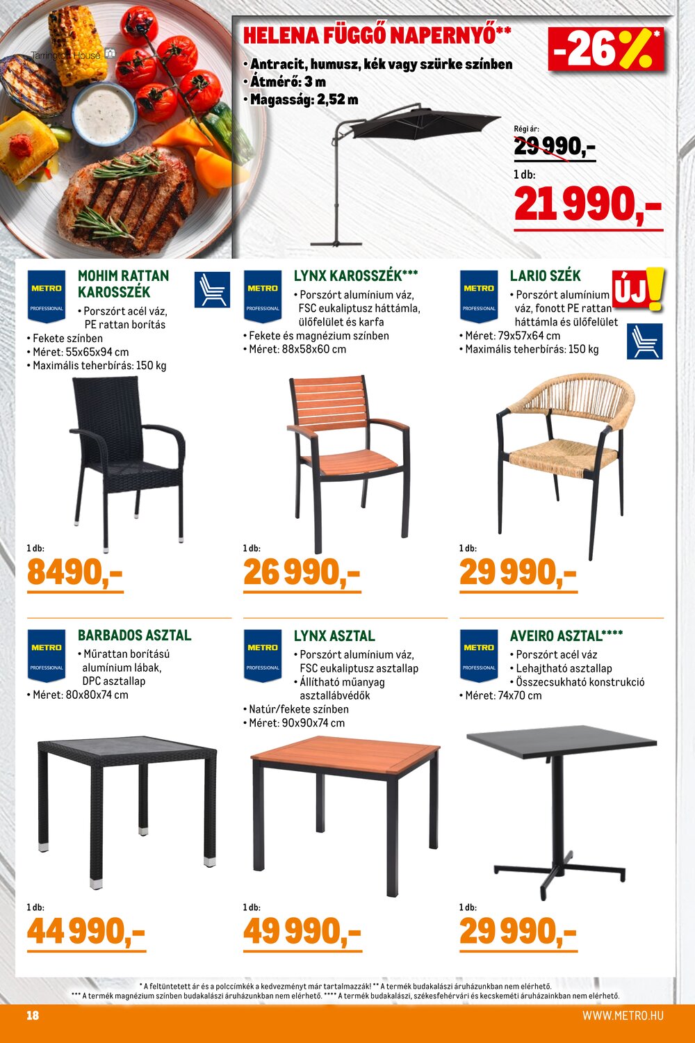 METRO akciós újság 2026.04.07-től - 18. oldal.