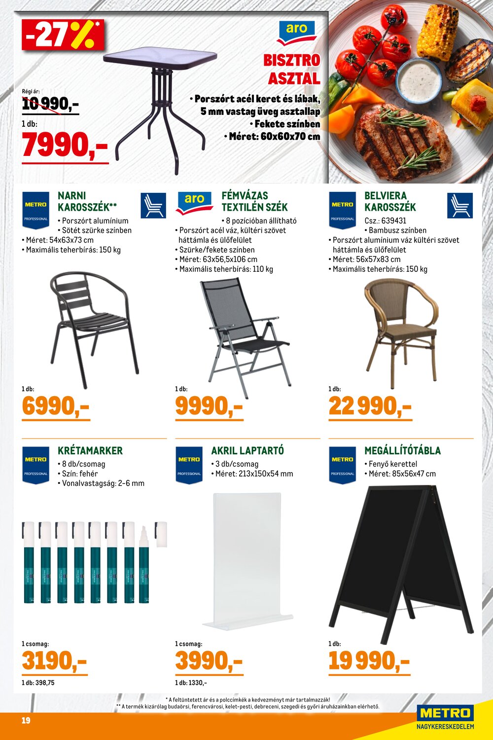 METRO akciós újság 2026.04.07-től - 19. oldal.