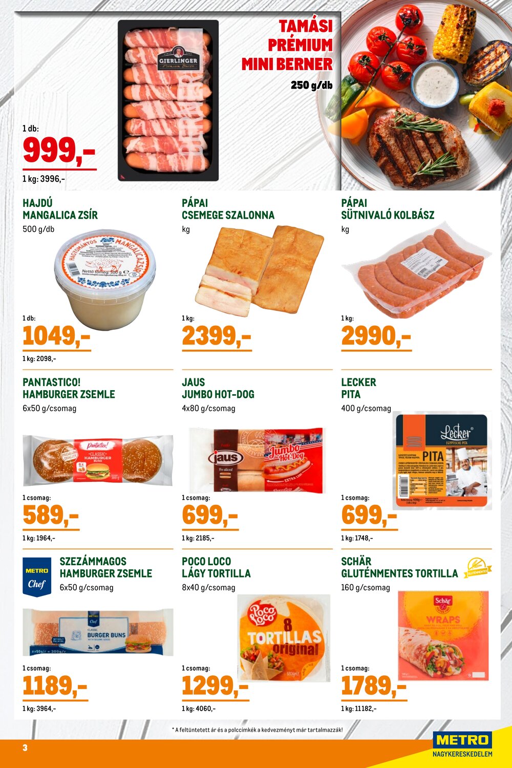 METRO akciós újság 2026.04.07-től - 3. oldal.