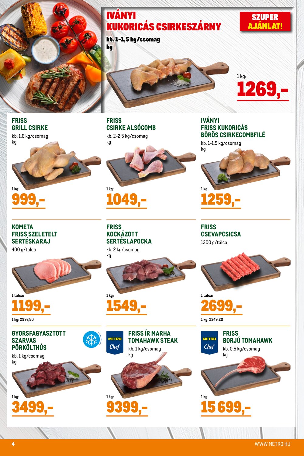 METRO akciós újság 2026.04.07-től - 4. oldal.