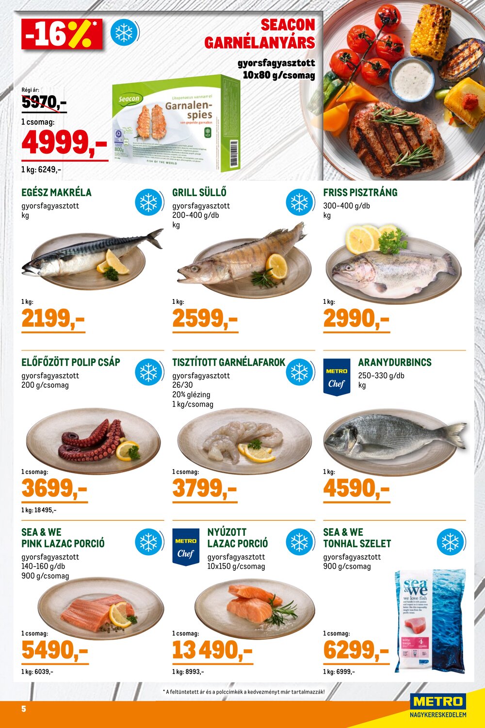 METRO akciós újság 2026.04.07-től - 5. oldal.
