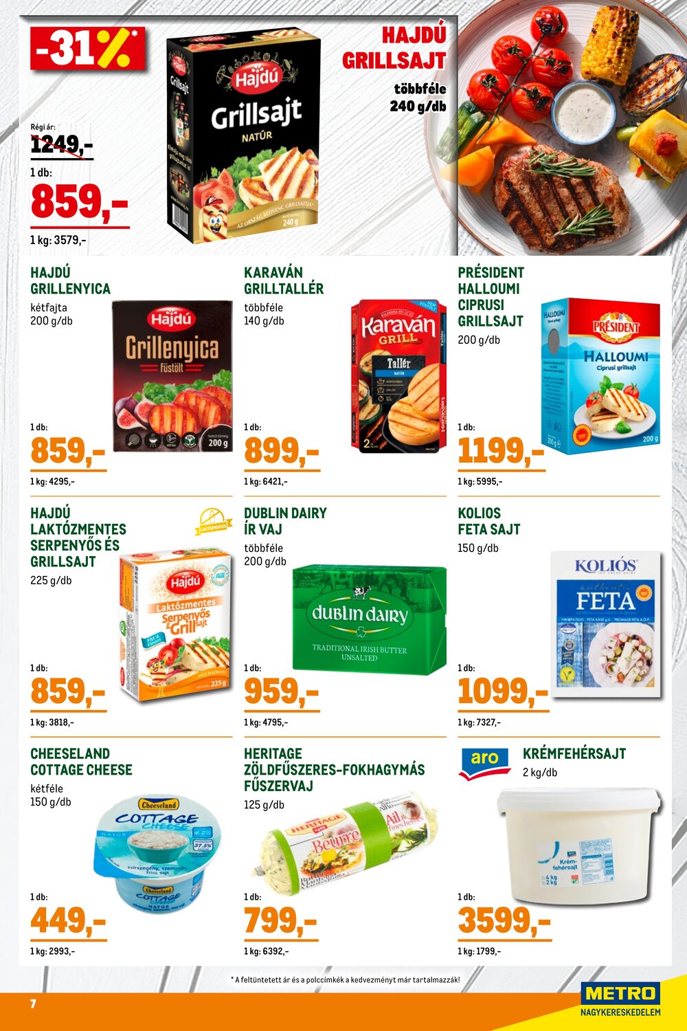 METRO akciós újság 2026.04.07-től - 7. oldal.