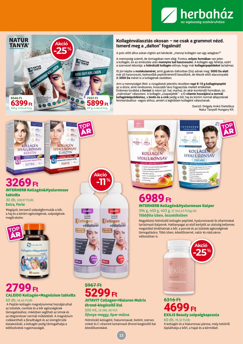 Herbaház akciós újság 2026.04.07-től - 13. oldal.