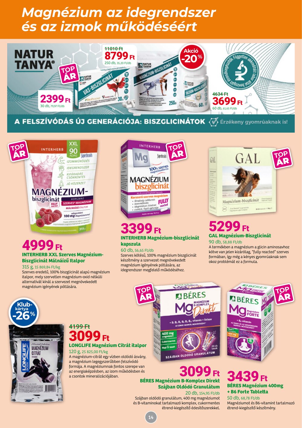Herbaház akciós újság 2026.04.07-től - 14. oldal.