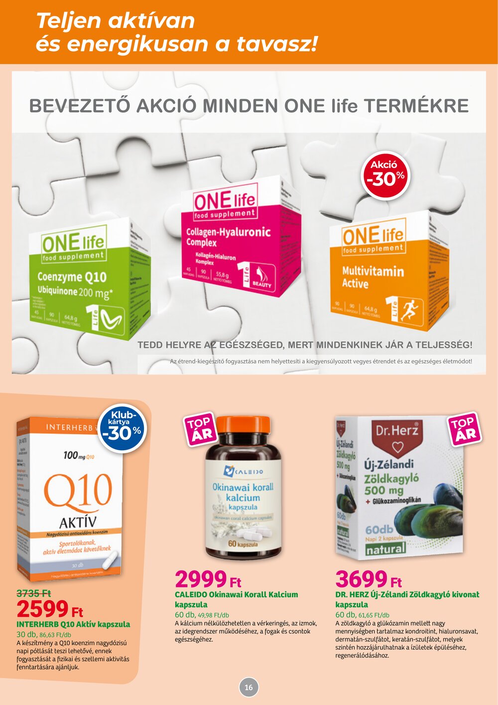 Herbaház akciós újság 2026.04.07-től - 16. oldal.