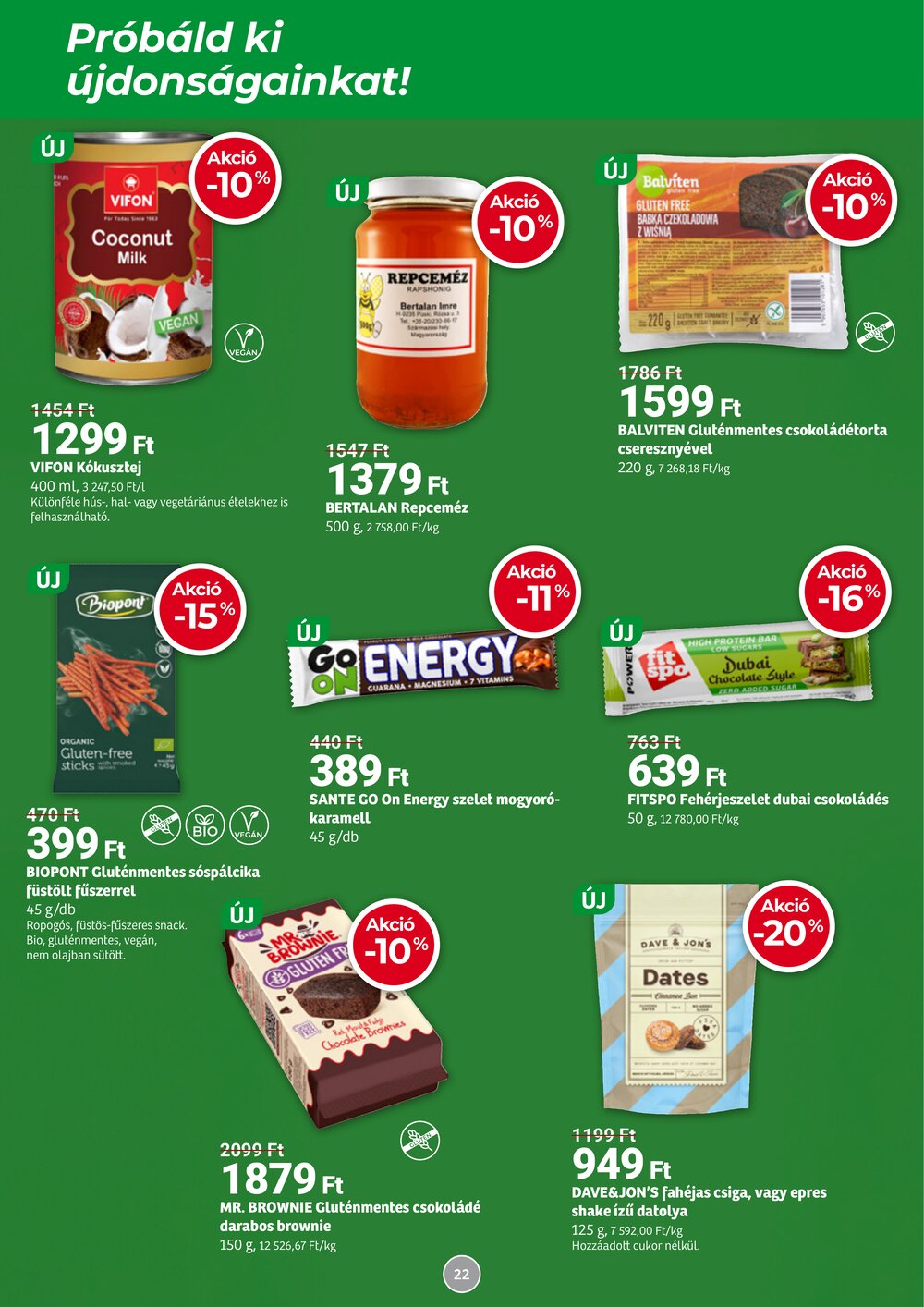 Herbaház akciós újság 2026.04.07-től - 22. oldal.