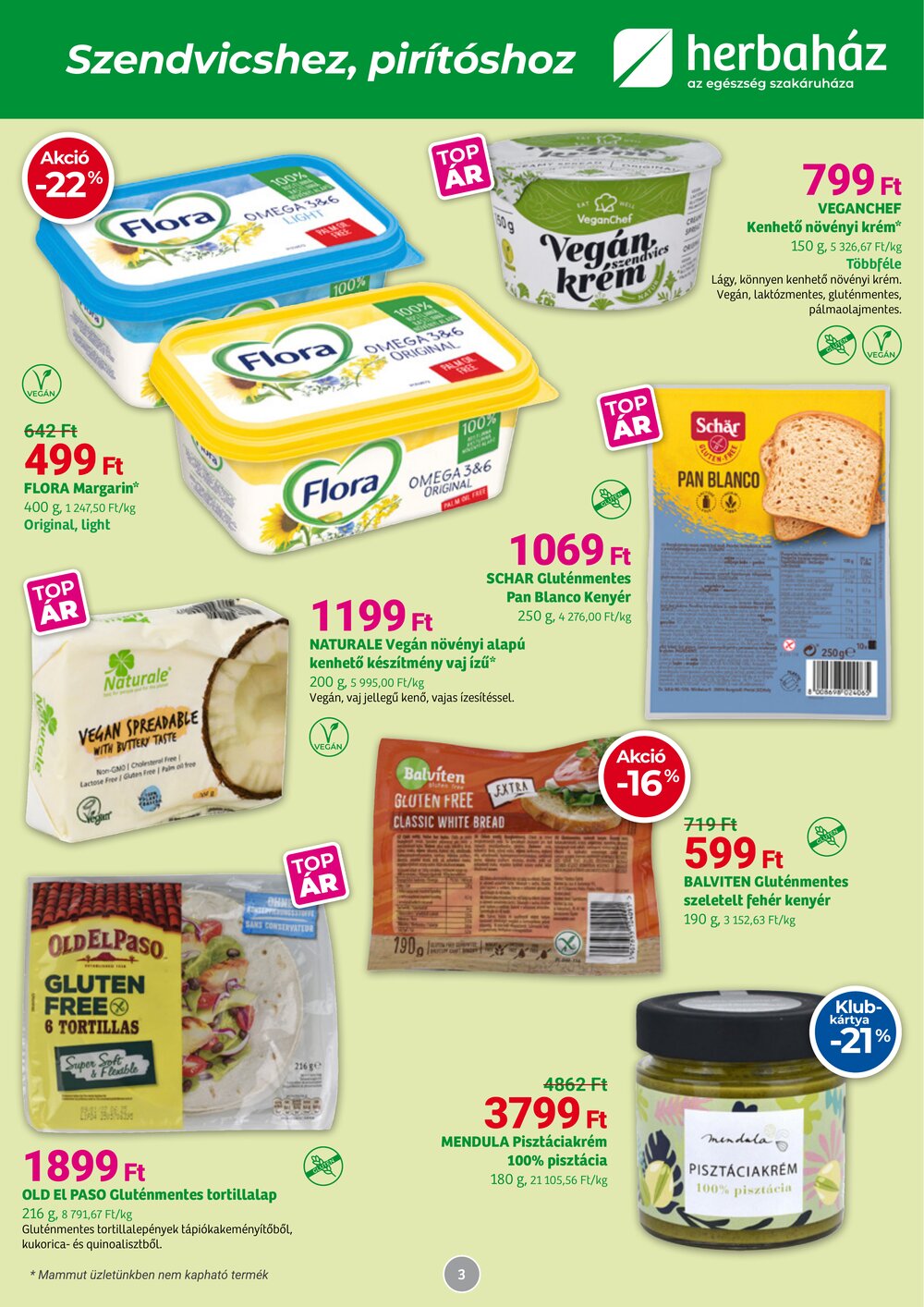 Herbaház akciós újság 2026.04.07-től - 3. oldal.