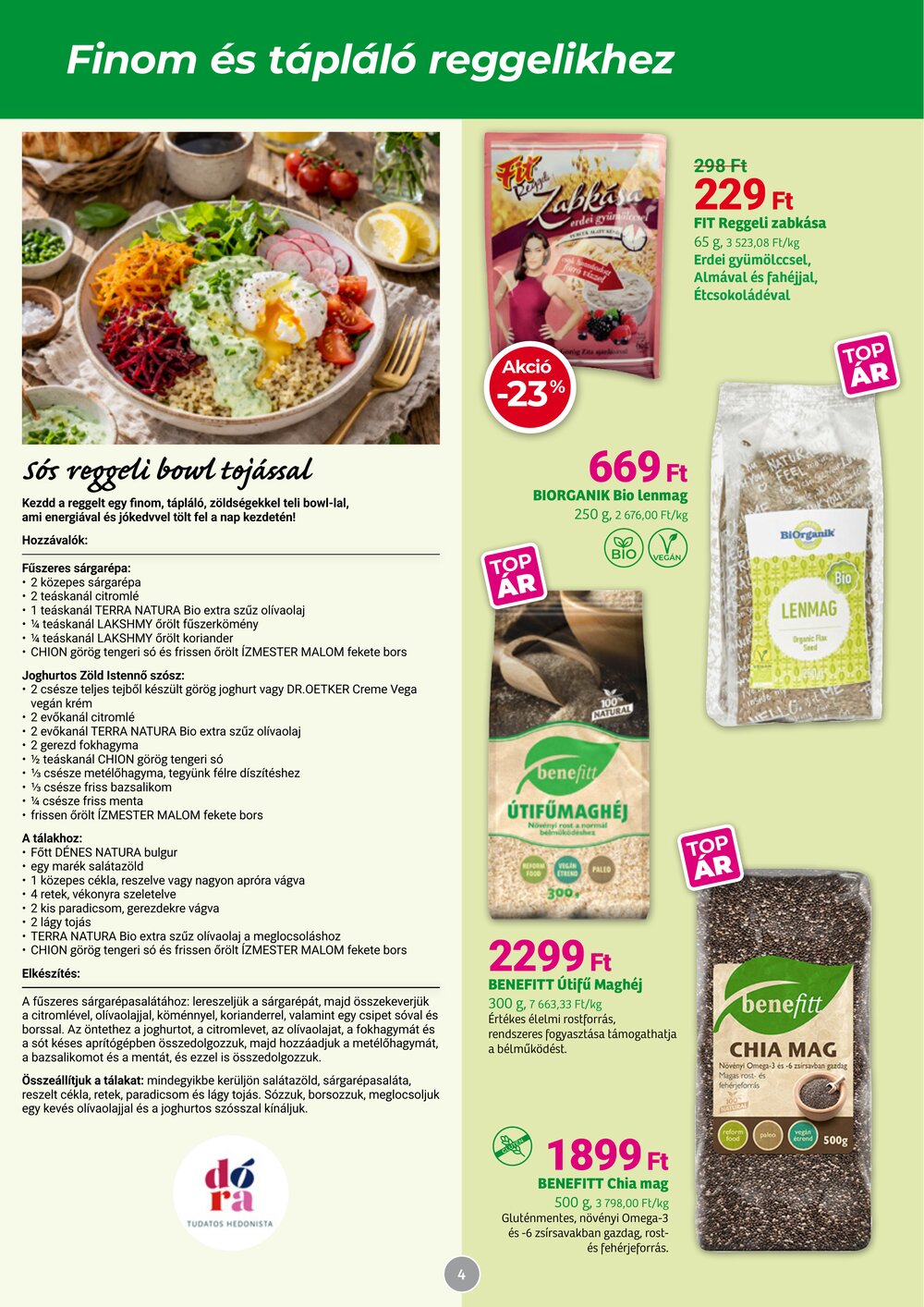 Herbaház akciós újság 2026.04.07-től - 4. oldal.