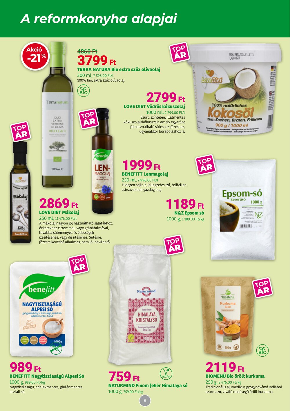 Herbaház akciós újság 2026.04.07-től - 6. oldal.