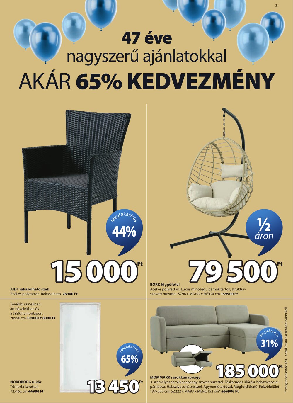 JYSK akciós újság 2026.04.08-tól - 4. oldal.