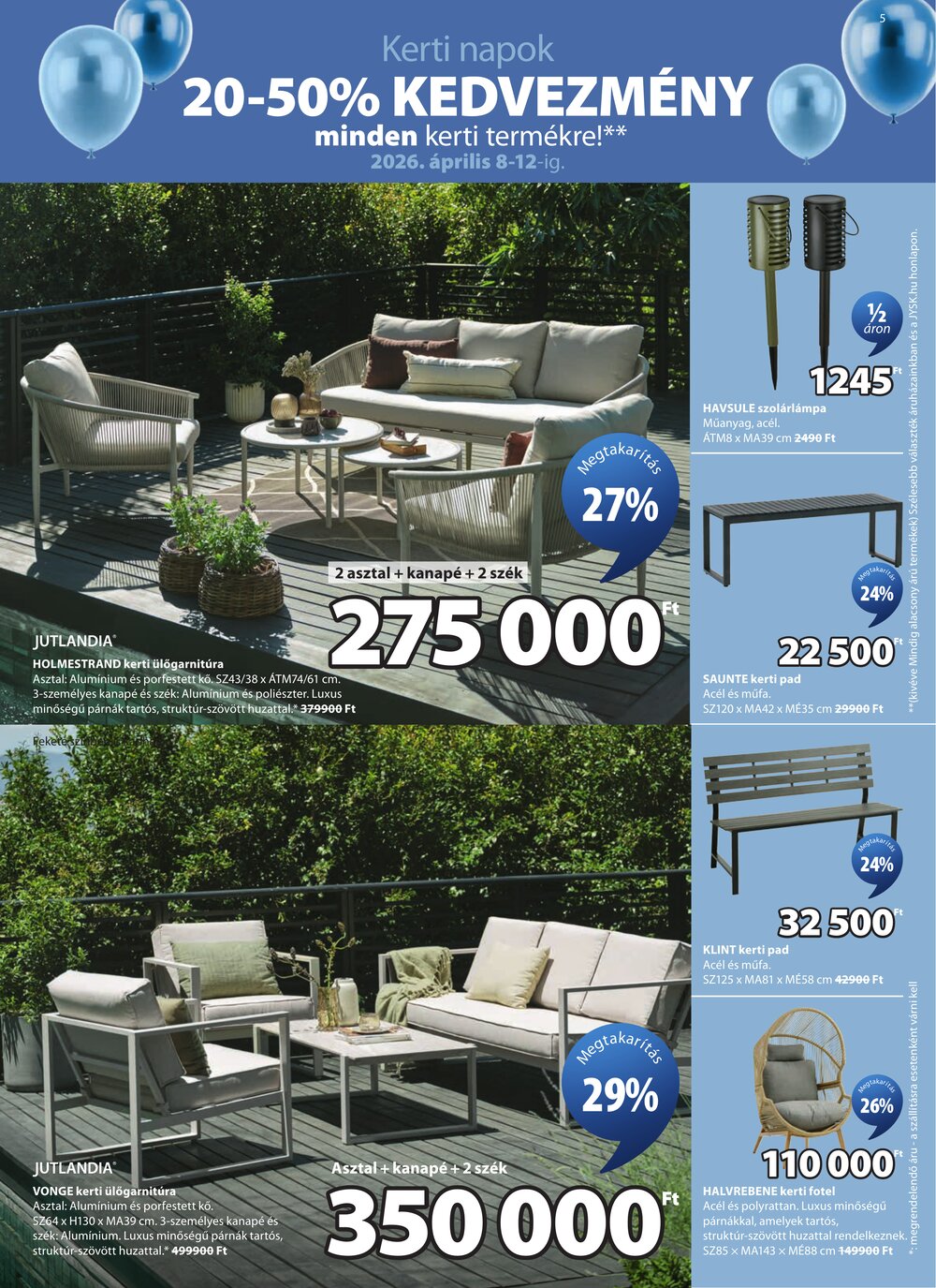 JYSK akciós újság 2026.04.08-tól - 6. oldal.