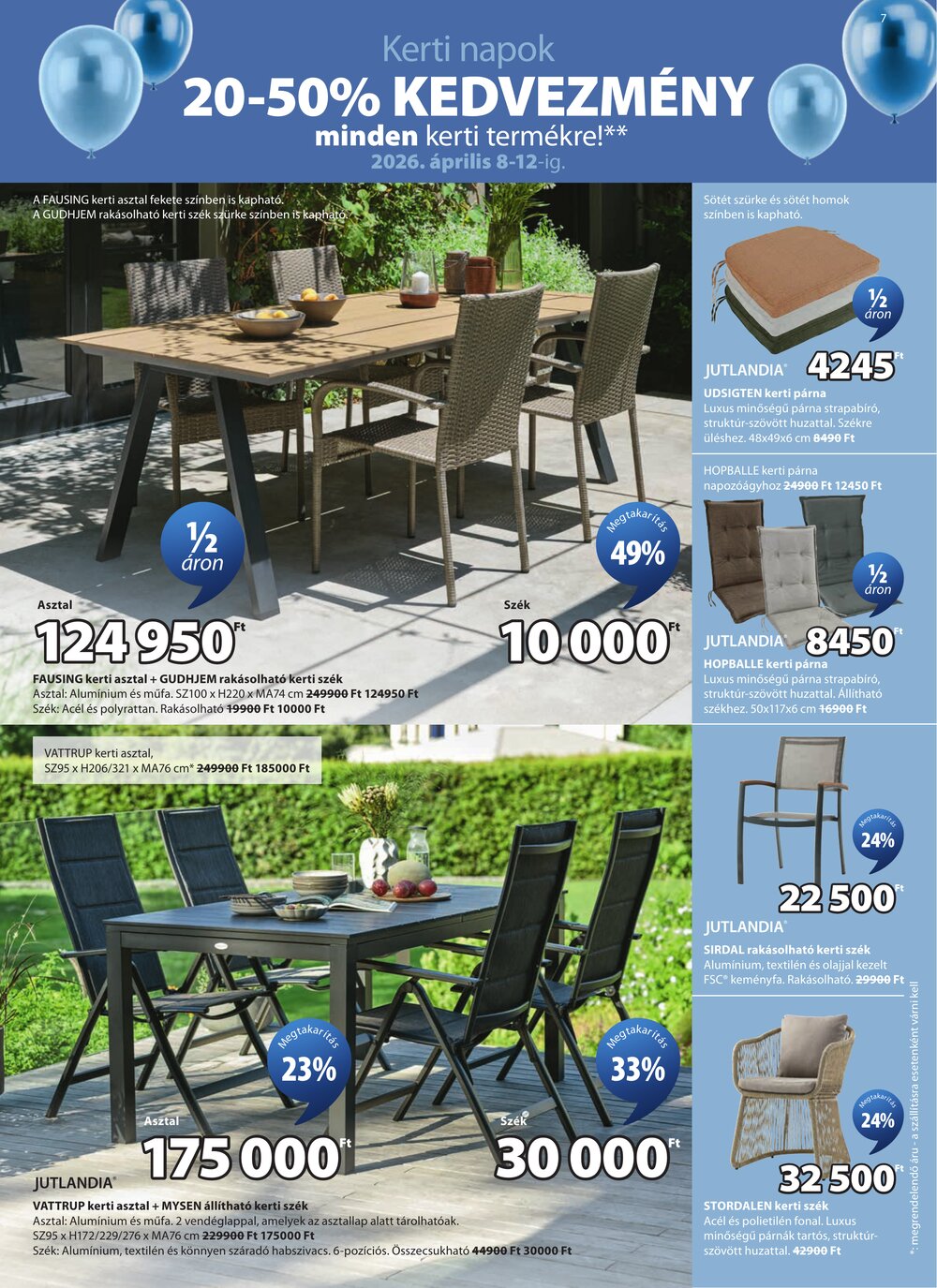 JYSK akciós újság 2026.04.08-tól - 8. oldal.