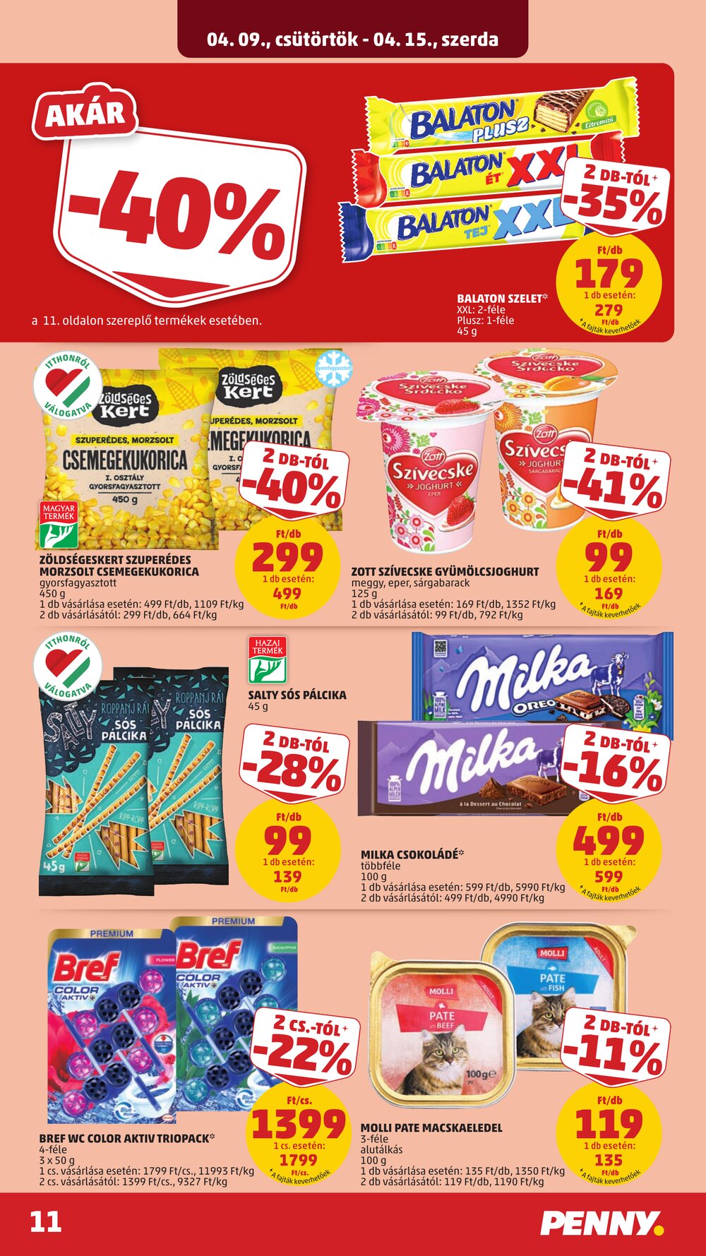 Penny Market akciós újság 2026.04.09-től - 15. oldal.