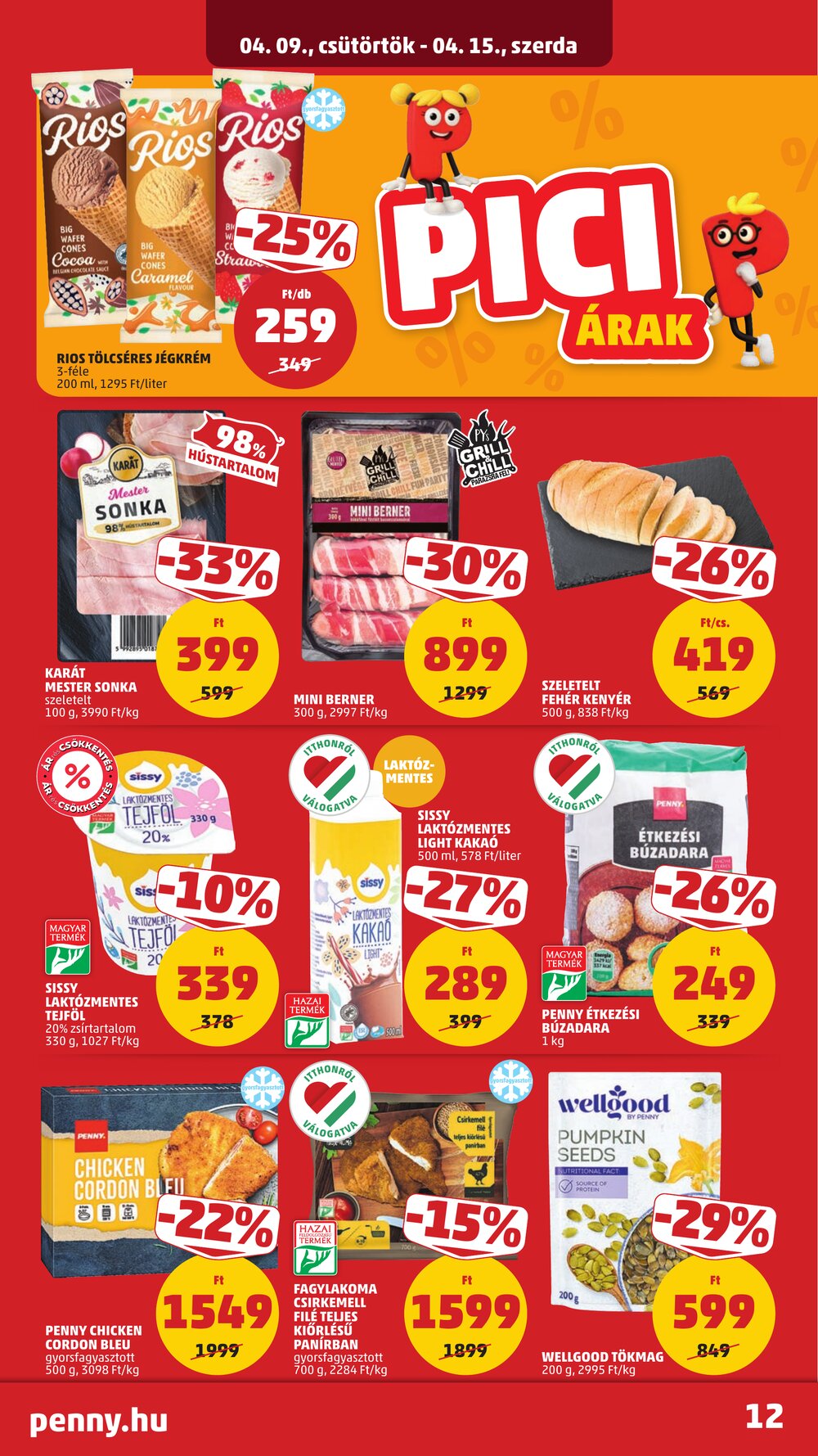 Penny Market akciós újság 2026.04.09-től - 16. oldal.