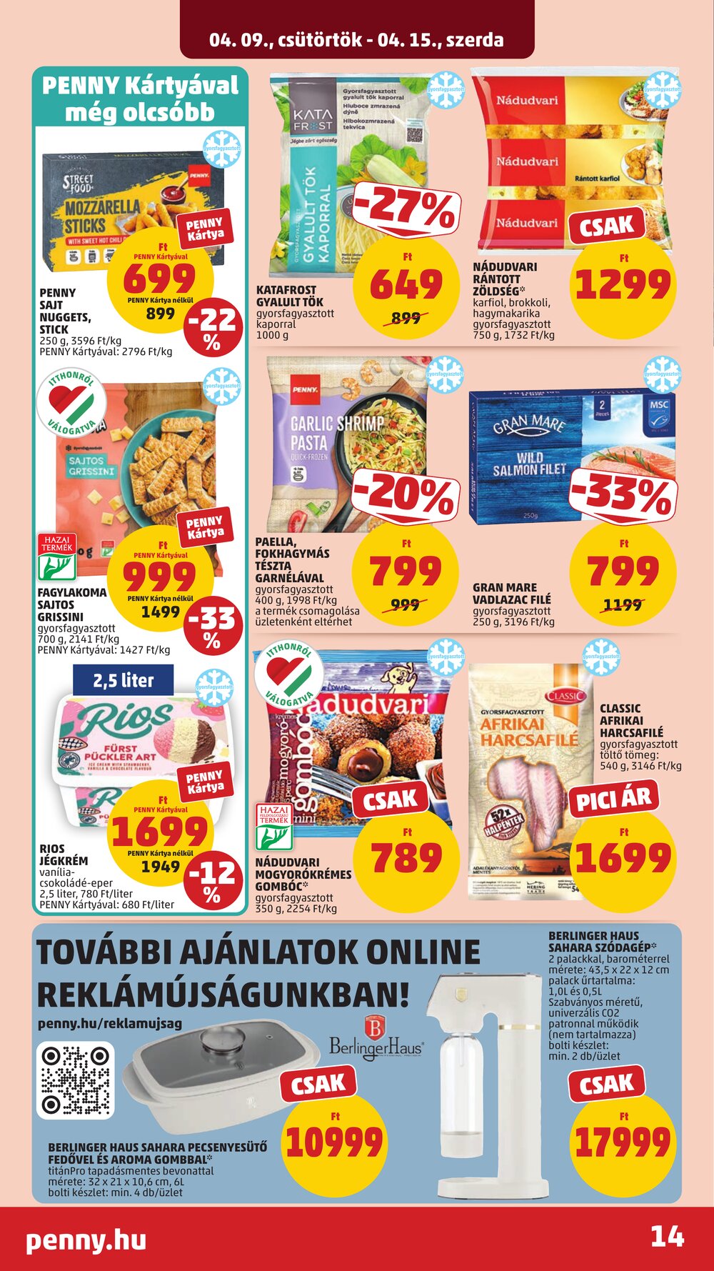 Penny Market akciós újság 2026.04.09-től - 18. oldal.