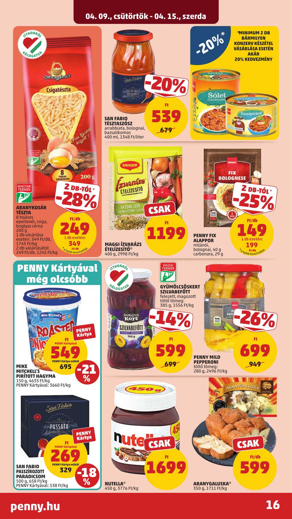 Penny Market akciós újság 2026.04.09-től - 20. oldal.