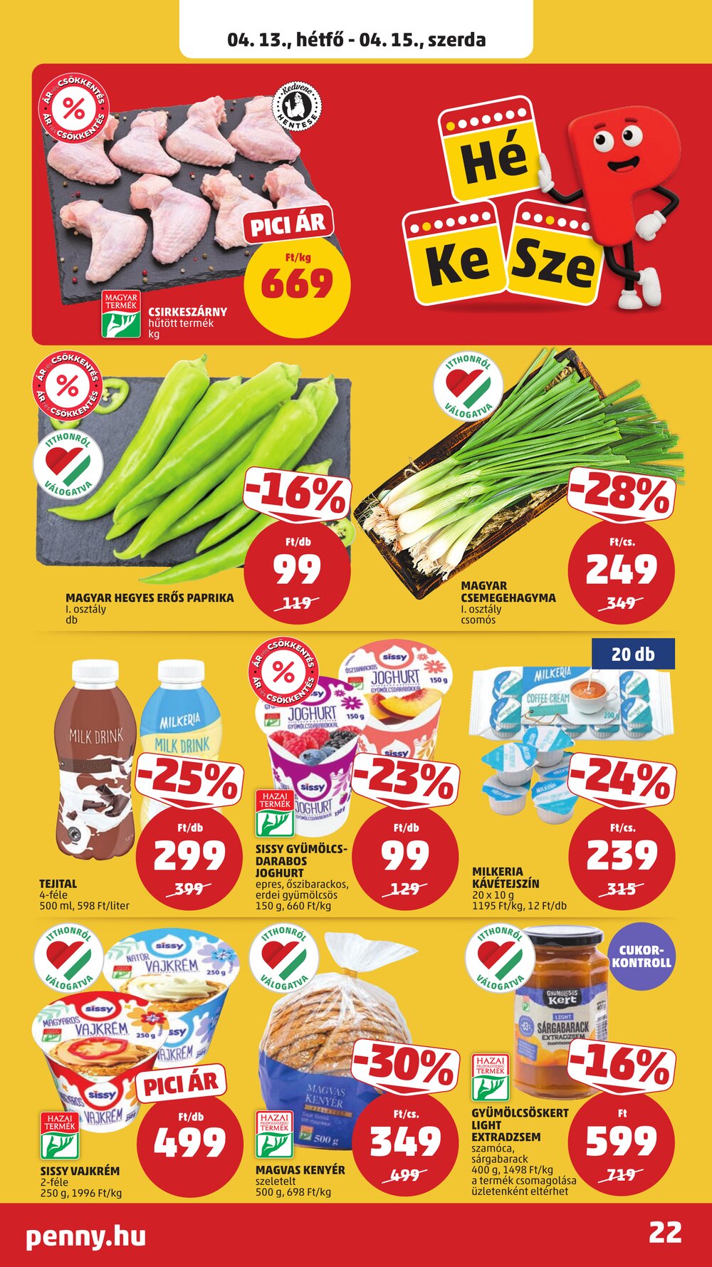 Penny Market akciós újság 2026.04.09-től - 26. oldal.